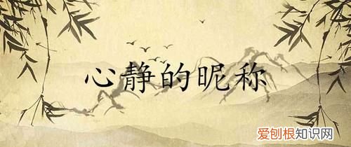 淡然的昵称,两个字淡然心静的昵称带符号