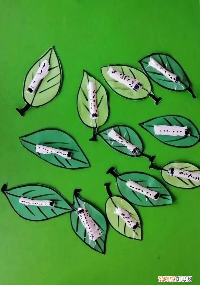 蚕宝宝的手工头饰怎么做