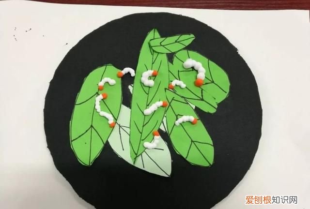 蚕宝宝的手工头饰怎么做