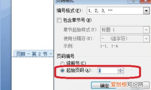 怎样修改页码，word如何将第二页页码设置为1