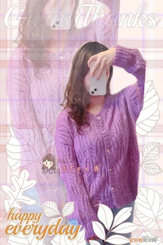 棕榈花毛衣编织图解