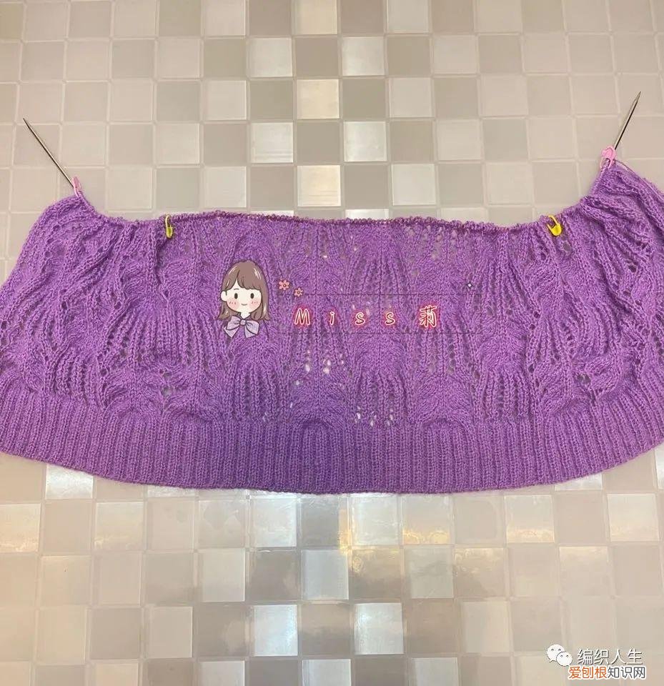 棕榈花毛衣编织图解