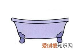 简单的浴缸怎么画，二年级美术洗澡怎么画很简单