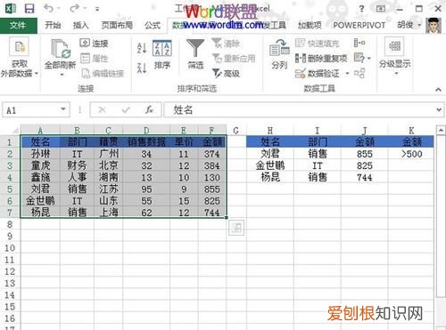 Excel表格应该咋得才可以做高级筛选
