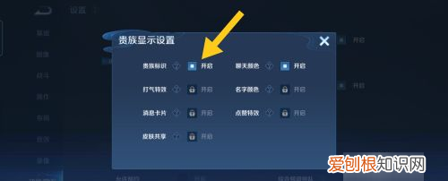 王者荣耀怎么关闭贵族标志，王者荣耀怎么关掉贵族标志