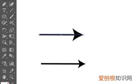 Ai要咋的才可以画出箭头，ai如何在一条线的中间画箭头