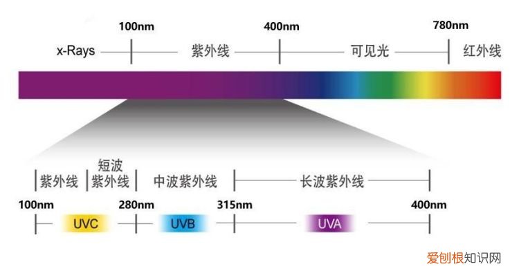 紫外线分为哪三种,紫外线波长范围以及强度的大小