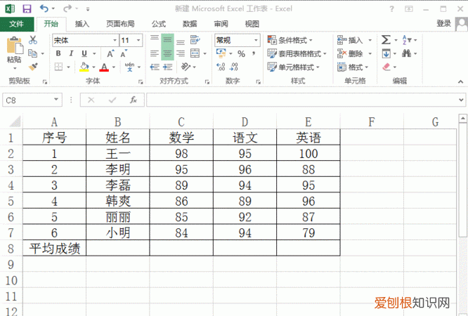 Excel应该怎么样才可以算平均分