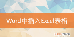 Word该怎么样才能插入Excel