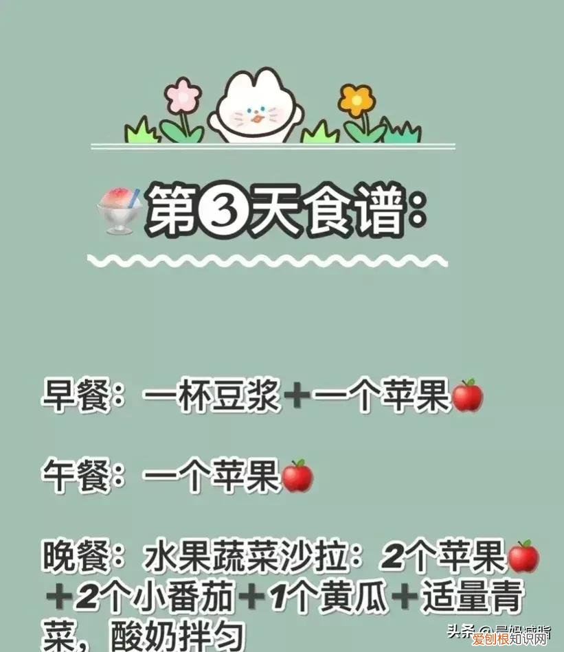 苹果减肥法三天瘦8斤