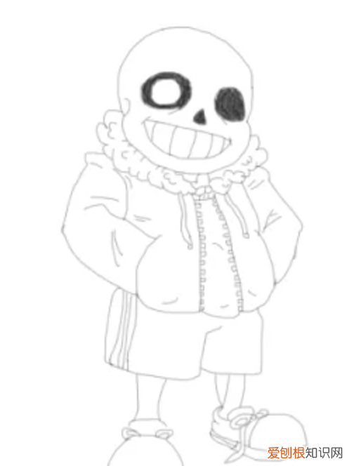 如何画个像素Sans，怎么画传说之下的sans,简笔画