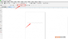 cdr中画波浪线进行应该如何操作