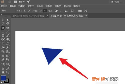 ai需要咋得才可以画三角形,如何在圆内画一个正三角形