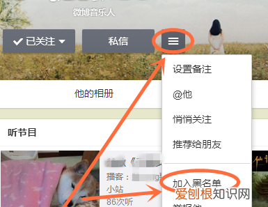 新浪微博如何把人拉黑，新浪微博怎么把对方拉入黑名单里
