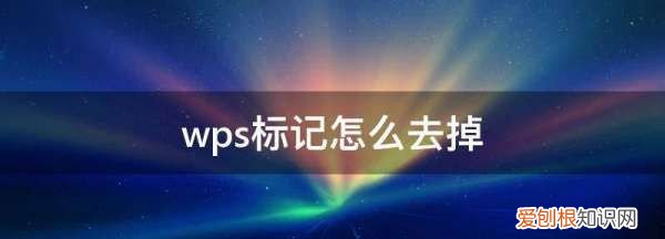 wps标注怎么去掉，wps文件怎么去除右边的标注