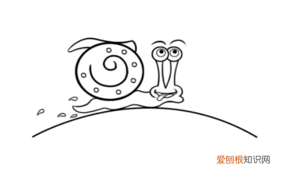 画蜗牛最简单的画法，蜗牛怎么画简单又好看