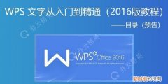 wps教程2019文字从入门到精通