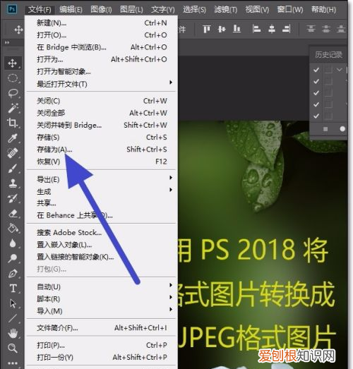 PSD格式可以怎么转换成JPG