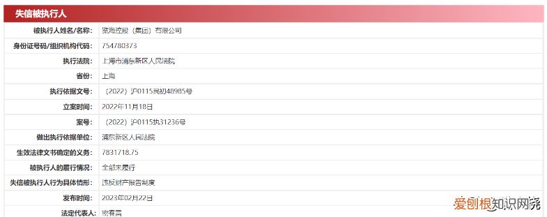 密春雷有消息了！终成“老赖”！