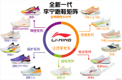 李宁2023年，全新一代跑鞋矩阵