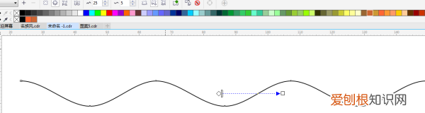 coreldraw怎么画点，cdr中要怎么画波浪线
