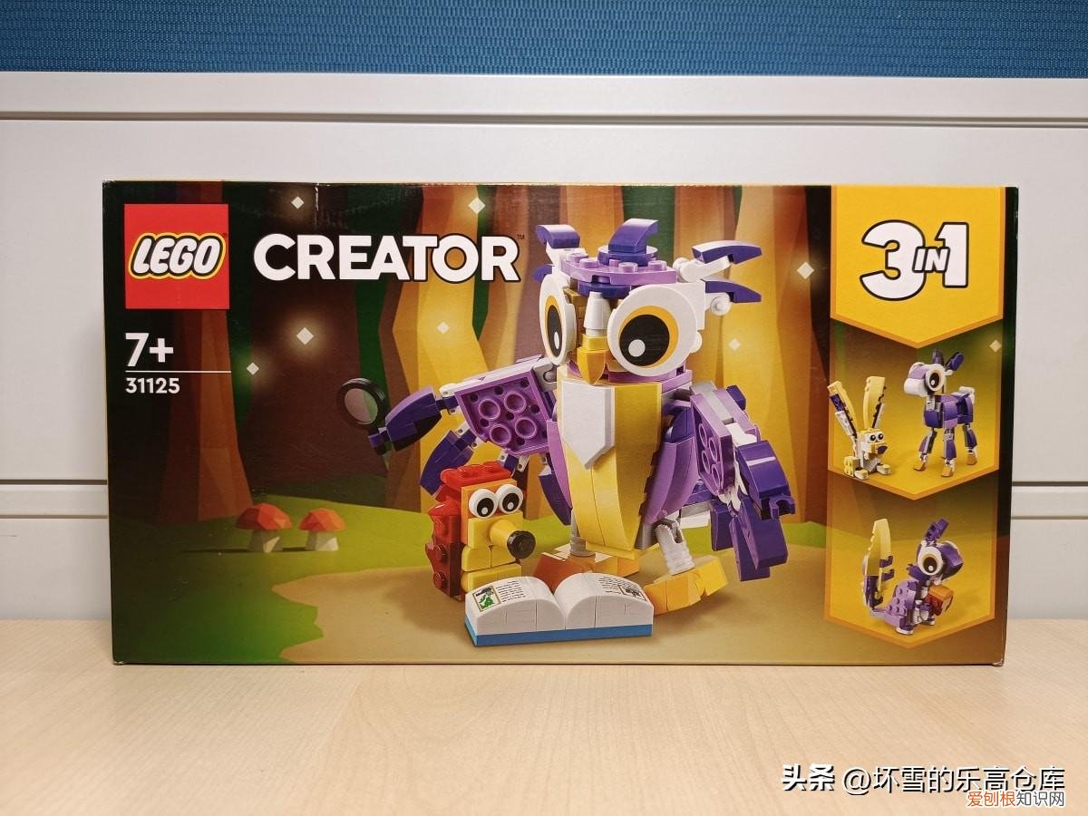 神奇森林的动物 一盒乐高三种体验