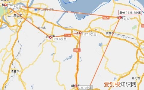 杭州到绍兴多少公里，杭州到浙江省各县市分别是多少公里