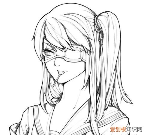 ps如何给线稿上色无空隙