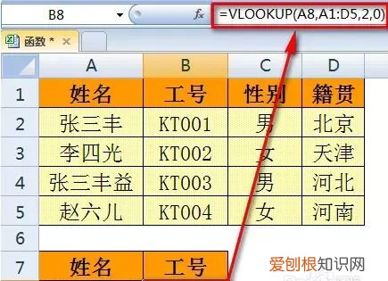 vlookup函数常见错误及解决的办法