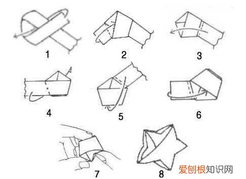 折星星的方法，折星星怎么折一步一步的教纸条