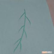 如何画垂柳，柳树叶子怎么画简笔画