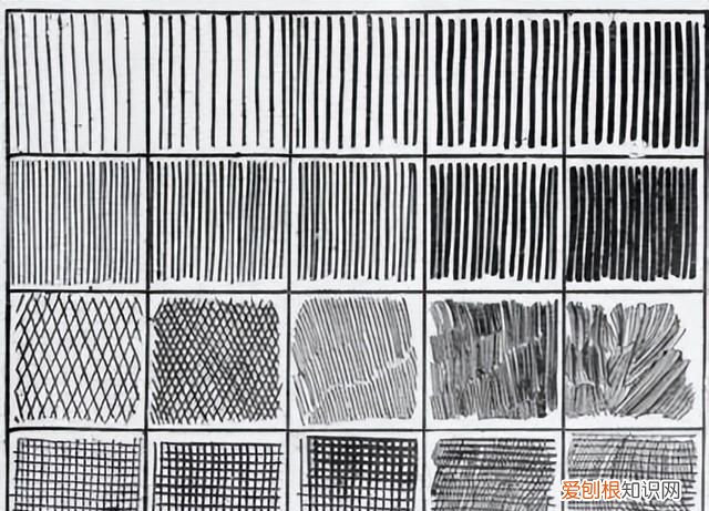 这些是画素描必学的排线方法和技巧英语