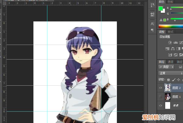 ps怎么隐藏标尺辅助线，PS该咋才可以隐藏参考线