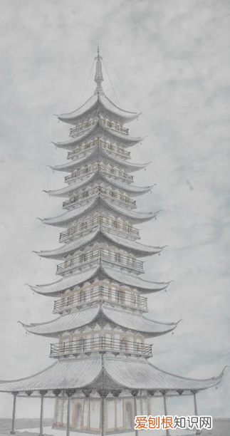 塔简笔画怎么画，黄师塔怎么画简笔画,稍微难一点