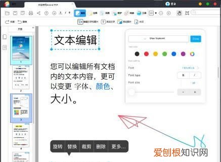 如何在pdf文件中编辑文本的大小格式