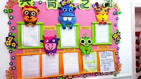 环创幼儿园家园联系栏的30种创意图片，小小传承人：幼儿园环创漂亮的幼儿园家园栏布置