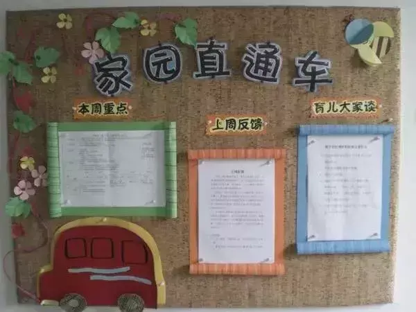 说明+案例，小中大班齐全！ 幼儿园大班家园联系栏特色内容，幼儿园新学期家园联系栏的布置