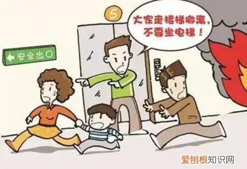 确认火灾后电梯一般把它停在什么地方，发生火灾时电梯应停在哪里