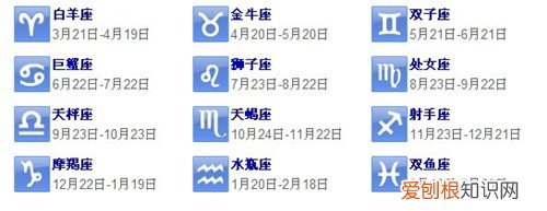 星座日期划分查询表 2017星座运势如何
