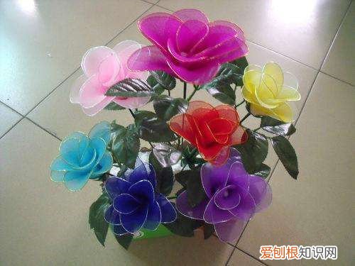 丝网花玫瑰花的做法 如何做出蓝色妖姬与烈焰玫瑰