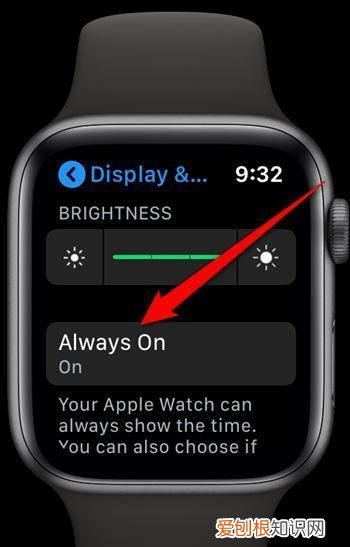 如何关闭apple watch的常亮功能