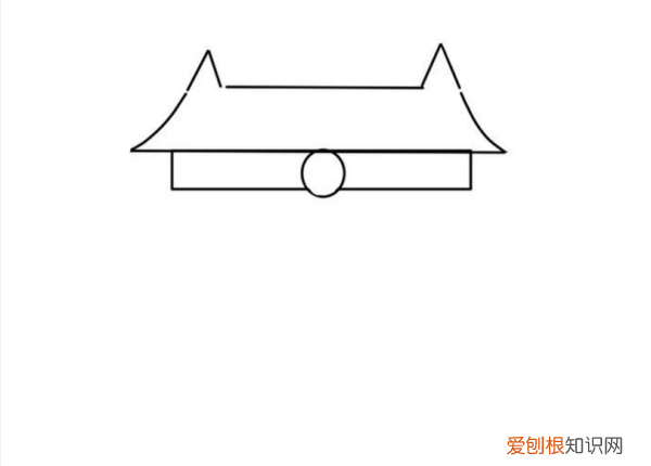 画北京天门怎么画，小学生画天安城门