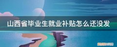 山西有没有就业补贴 山西省毕业生就业补贴怎么还没发