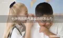 七岁男孩脾气暴躁易怒怎么办呢 七岁男孩脾气暴躁易怒怎么办