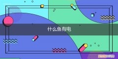 什么鱼有电 会放电的鱼是什么鱼