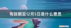生效之日起十五日包含当天 有效期至12月5日是什么意思