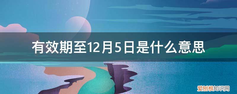 生效之日起十五日包含当天 有效期至12月5日是什么意思