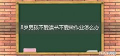 8岁男孩不爱写作业怎么办 8岁男孩不爱读书不爱做作业怎么办