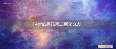 14岁男孩子叛逆期怎么办 14岁的男孩叛逆期怎么办