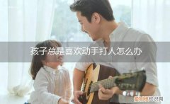 孩子总是喜欢动手打人怎么办呢 孩子总是喜欢动手打人怎么办